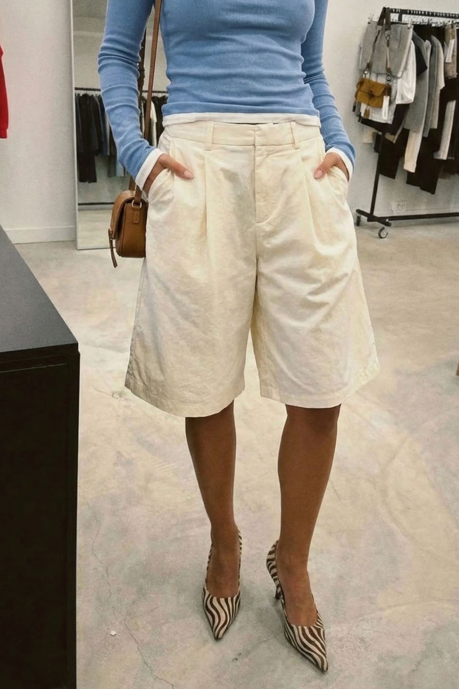 MissGuided Relaxed Tailored Bermuda Shorts