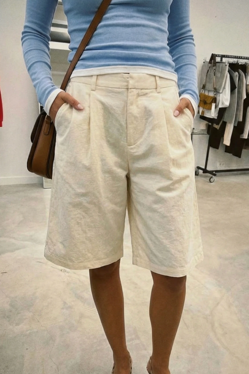 MissGuided Relaxed Tailored Bermuda Shorts