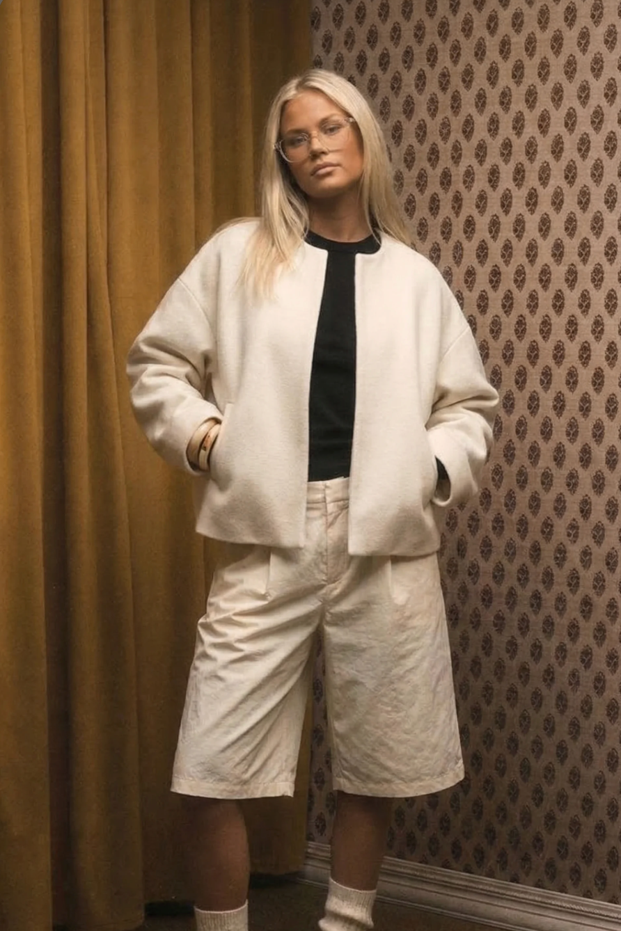 Floreya Minimal Oversized Jacket