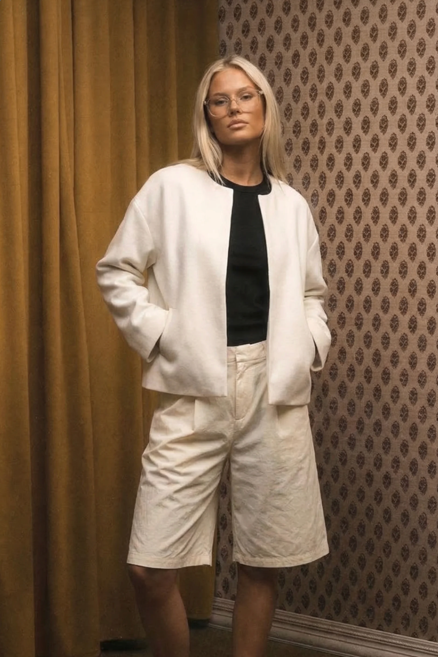 Floreya Minimal Oversized Jacket