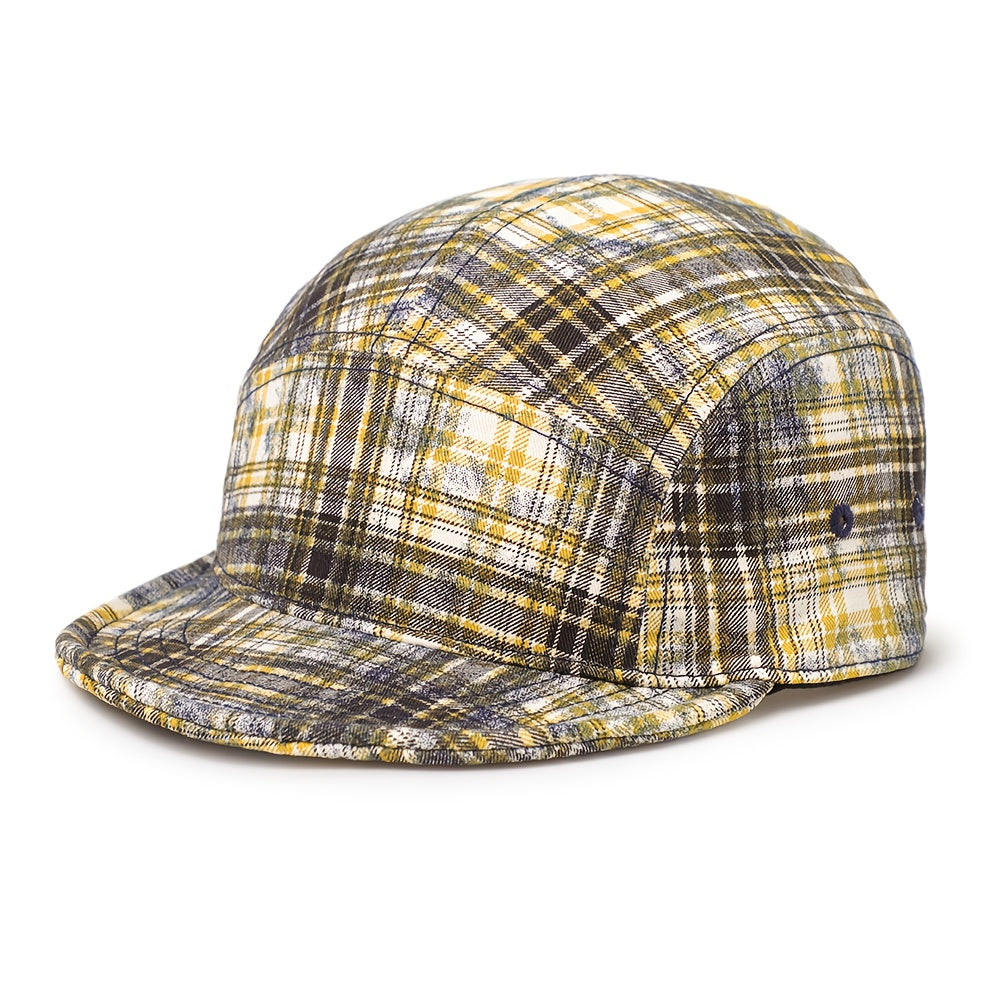 Floreya Plaid Cap Vasket gul