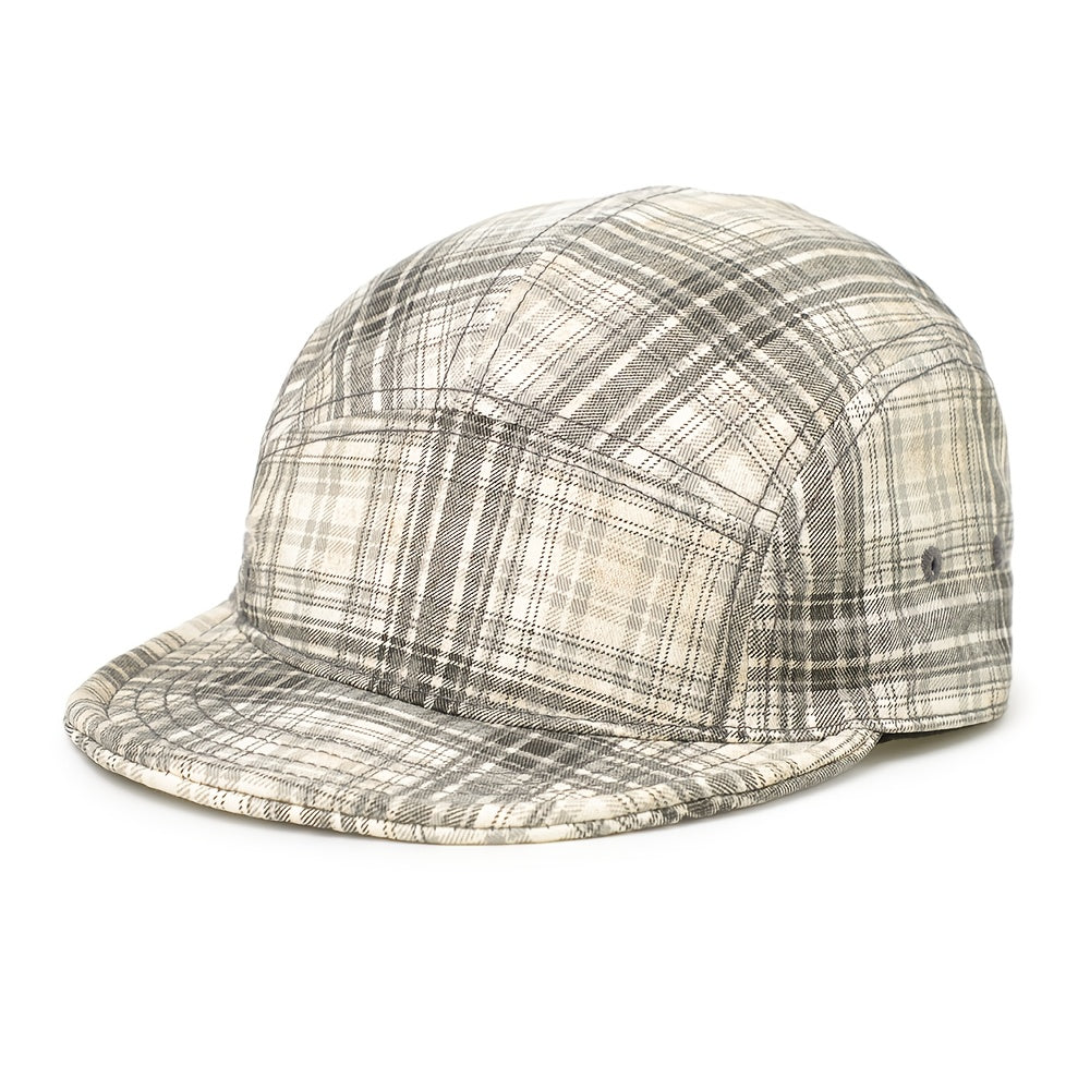 Floreya Plaid Cap Grå - billede 2
