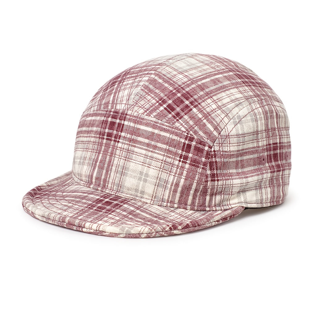Floreya Plaid Cap Rødvin