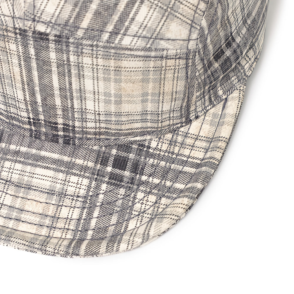 Floreya Plaid Cap Grå - billede 5