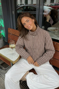 Mocha Check Lightweight Jacket